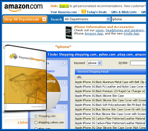 keyword shopping